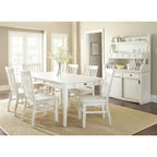 Steve Silver Cottonville Distressed Antique White Storage Buffet and Hutch