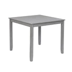 Wooden 4 Person Dining Square Table for Small Space