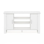 Furinno Econ TV Stand Entertainment Center, White