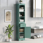 67 Tall Freestanding Bathroom Storage Cabinet with Doors and Adjustable Shelves - 68 Tall