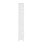 Freestanding Bathroom Tall Linen Tower Storage Organizer with Shelves