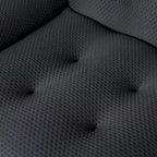 Modern Comfy Couch 3 Seater, Upholstered Floor Sofa 3D Textile Material Cloud Couch for Living Room, Apartment