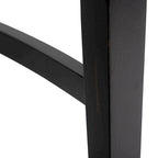 Furniture of America Kieran Farmhouse 5-Piece Black Wooden Dining Set