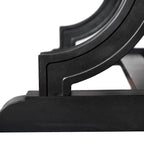 Furniture of America Kieran Farmhouse 5-Piece Black Wooden Dining Set