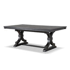 Furniture of America Kieran Farmhouse 5-Piece Black Wooden Dining Set