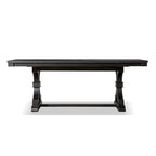 Furniture of America Kieran Farmhouse 5-Piece Black Wooden Dining Set