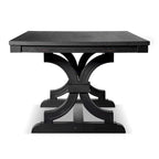 Furniture of America Kieran Farmhouse 5-Piece Black Wooden Dining Set