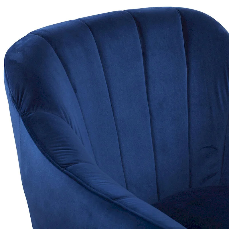 Polyester Living Room Accent Chair - Black, Blue, or Yellow - Roche River Decor