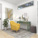 Polyester Living Room Accent Chair - Black, Blue, or Yellow - Roche River Decor
