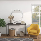 Polyester Living Room Accent Chair - Black, Blue, or Yellow - Roche River Decor