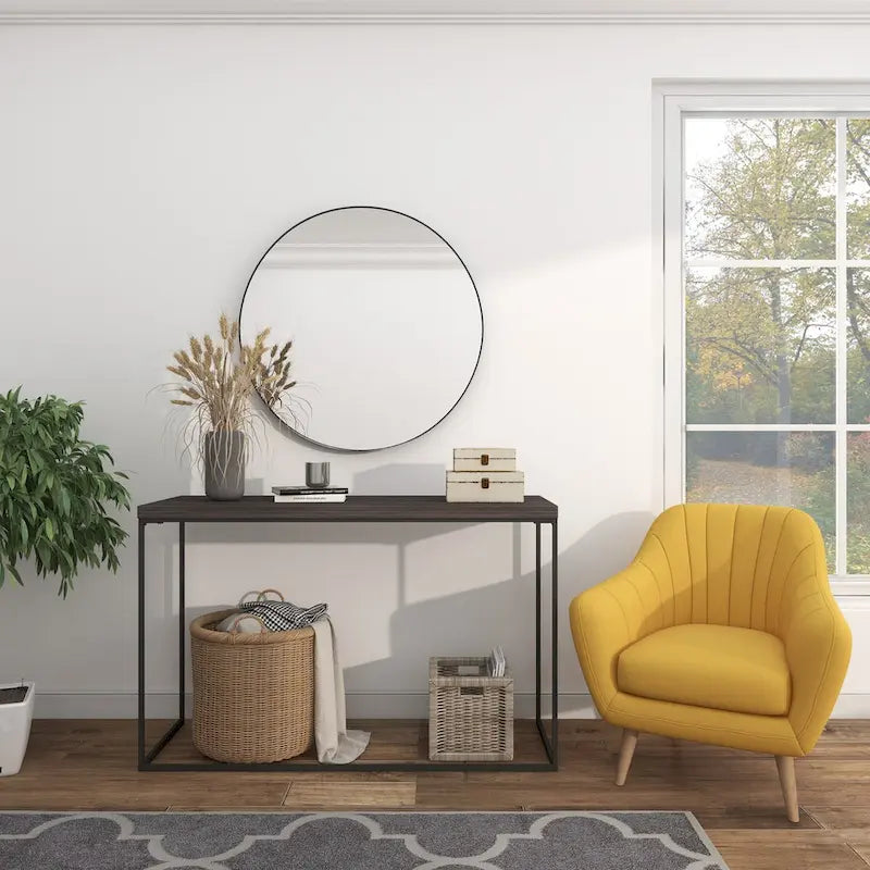 Polyester Living Room Accent Chair - Black, Blue, or Yellow - Roche River Decor