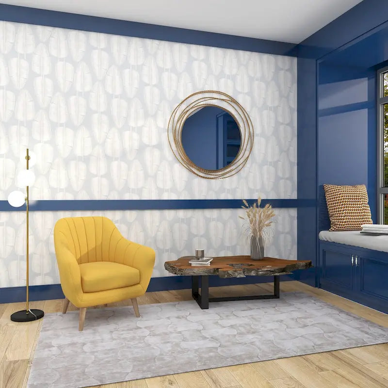 Polyester Living Room Accent Chair - Black, Blue, or Yellow - Roche River Decor