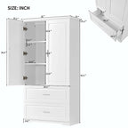 Cabinet with Two Doors and Drawers