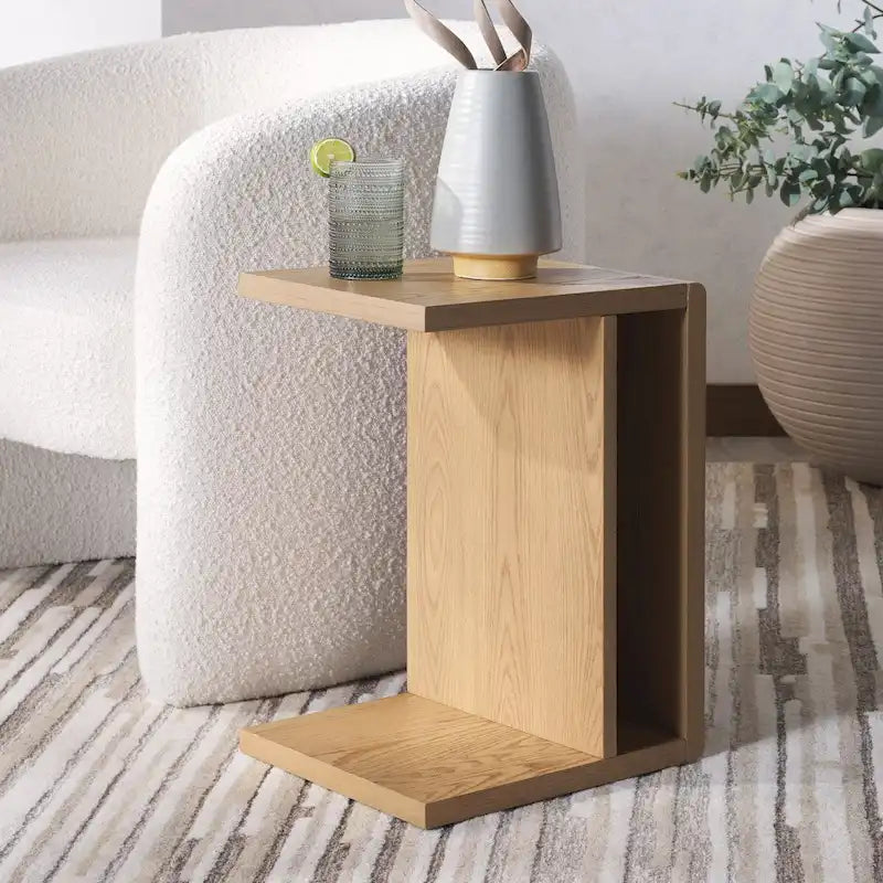 SAFAVIEH Couture Kassia Wood C Table - 14Wx13Dx20H