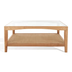 SAFAVIEH Couture Nicolella Square Glass Coffee Table - 40W x 40D x 17H