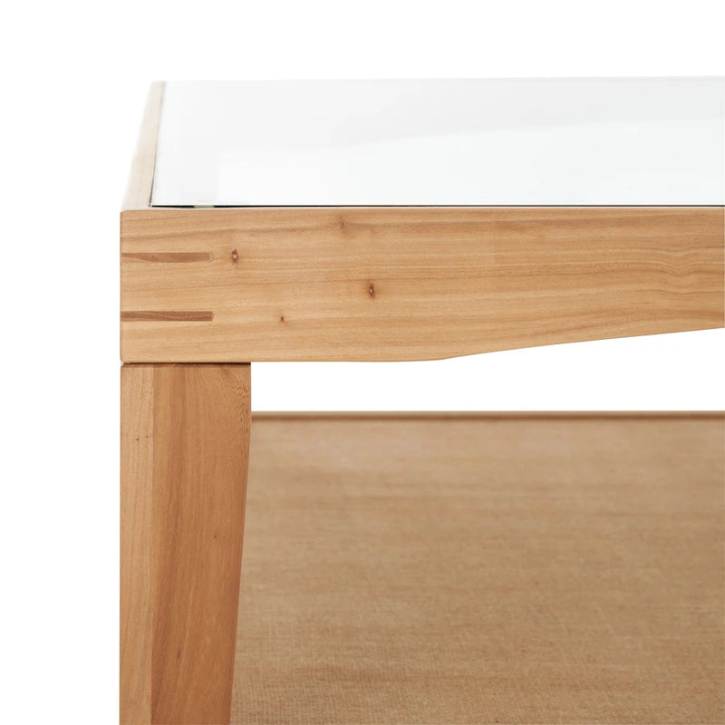 SAFAVIEH Couture Nicolella Square Glass Coffee Table - 40W x 40D x 17H