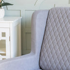 Hulin Velvet Upholstered High Wingback Accent Chair